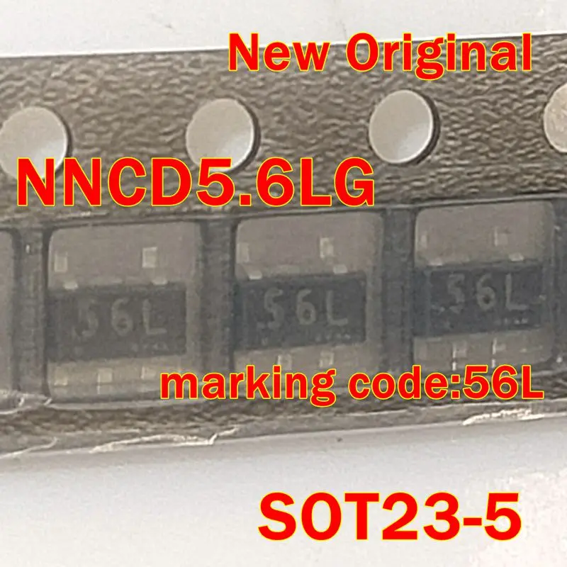 

NNCD5.6LG-T1-A NNCD5.6LG SOT23-5 New Original marking code:56L Low capacitive electrostatic discharge noise, limiting diode