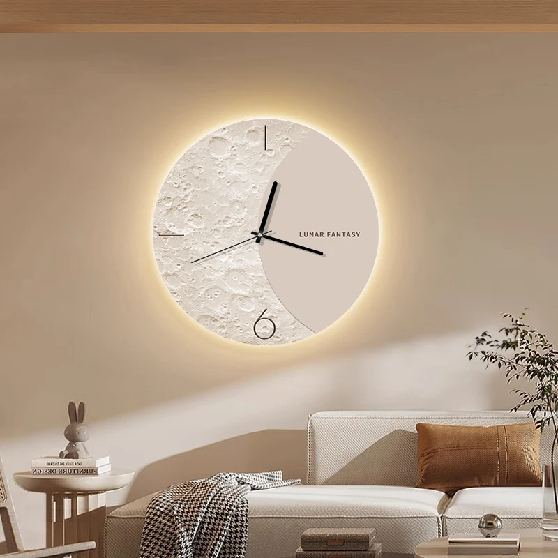 Design Minimalist Wall Clock Luminousvintage Creative Wall Clock Hands Retro Fashion Unusual Metal Horloge Household Goods