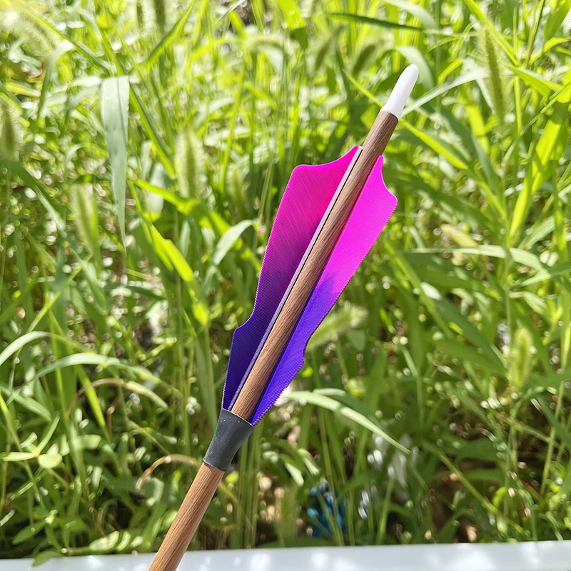 50Pcs/Lot ONTFIHS 4 Inch Fletches Natural Turkey Feathers Arrow Hunting Fletching for DIY  Archery  Archery Accessories
