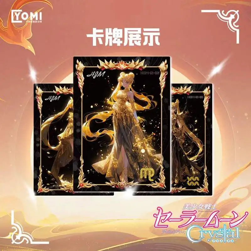 YOMI Original Anime Sailor Moon Character Card Beautiful Goddess Series Rare Exclusive Edition Collection Card Toy Gift