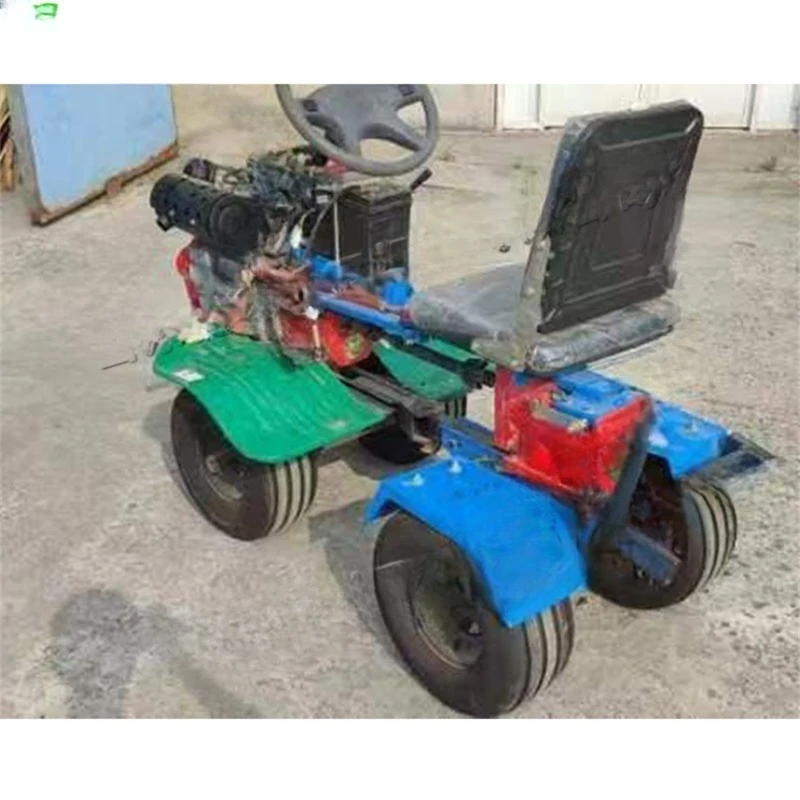 Seat-mounted sand washing and combing machine, rear lawn maintenance and sand filling machine