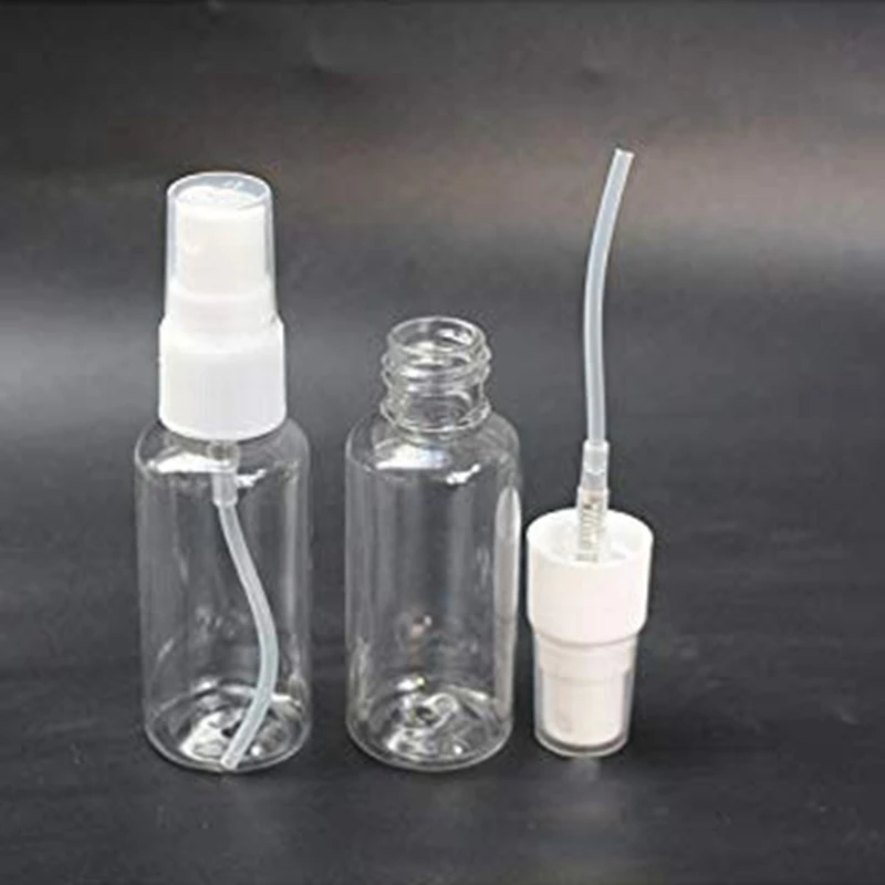 5 Stück Schönheit transparent Kunststoff Parfüm leere Sprüh flasche kleine Reise flasche mit feiner Sprüh flasche 20ml