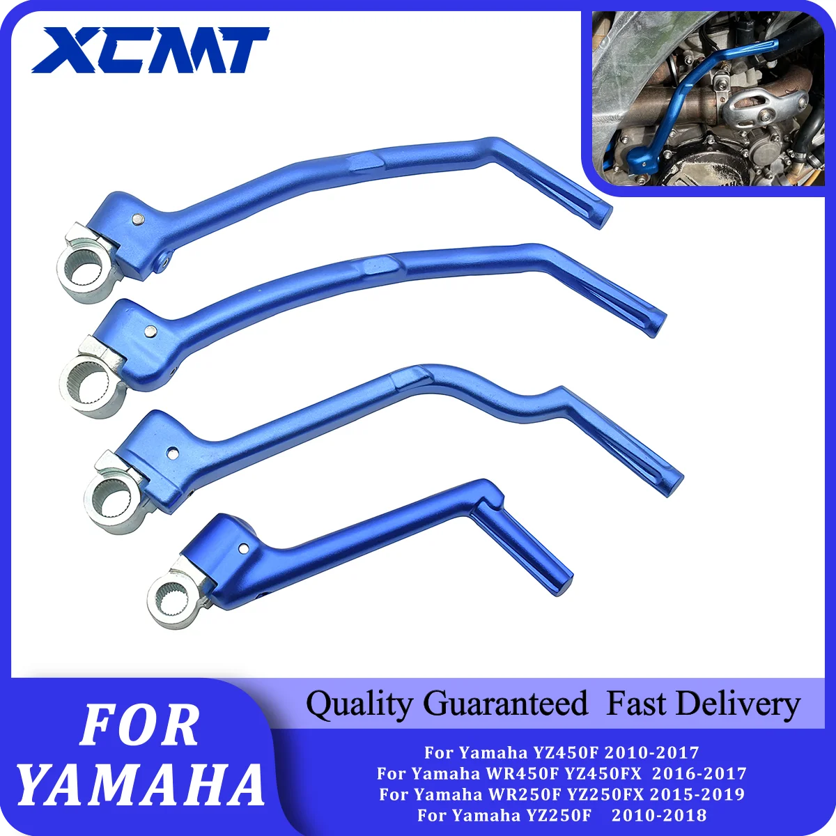 Motorcycle Forged Kick Start Lever Pedal Levers For Yamaha YZ250F YZ450F YZ250FX YZ450FX WR250F WR450F YZ125 YZ250 YZ250X YZF WR