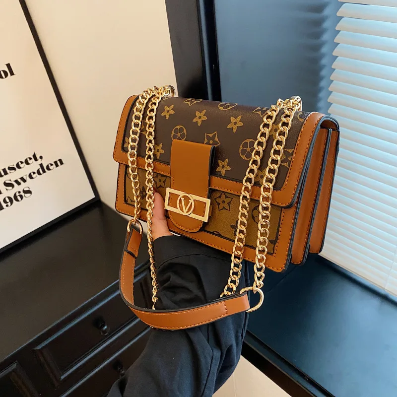 

Luxury Chain Strap Square Bag, Elegant Mini Purse for Women, 2025 Chic & Stylish Shoulder Bag, Premium Small Handbag