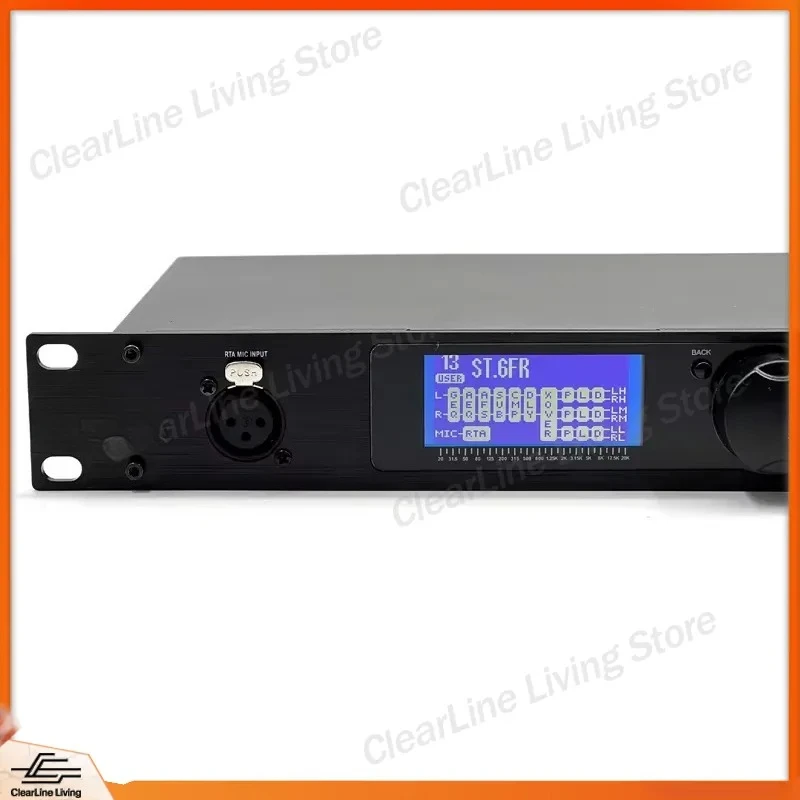 PA2 DriveRack Professional Audio Processor 2 In 6 Out Stage Speaker Management System Digital Crossover Equalizer Limiter