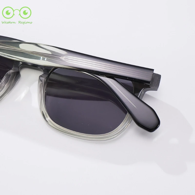 여름 야외 사이클링 레트로 패션 선글라스 순수 수제 고품질 남녀 공용 선글라스 uv400 보드 안경