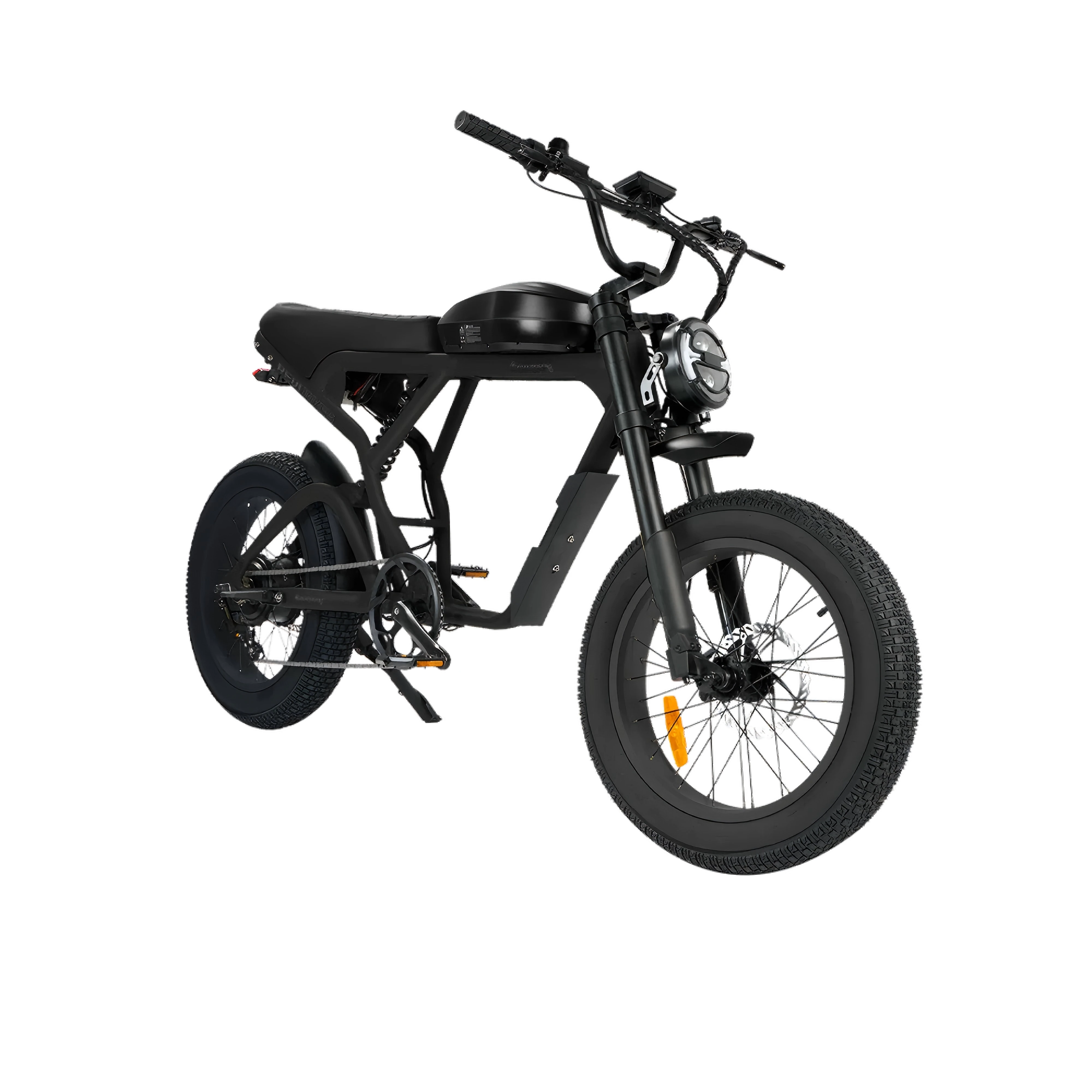 Clrak   Direct Popular Powerful E-MTB Fat Tire Off Road Dirt Vintage Ebike Shock Absorb Big Seat Electric Bike 1200W