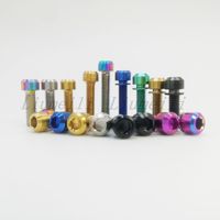 Liumeili Titanium Ti M5x16/18/20/25mm Hex Socket Round Head Bolt For Bike Bicycle Stems Handlebar 1pc