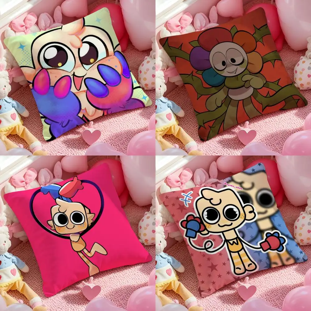 

Наволочка Game D-Dandys World в стиле аниме, мягкая плюшевая ткань, двусторонняя печать, чехол для подушки, теплая зимняя наволочка для дивана