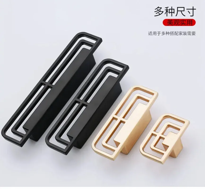 Classical Kitchen Cabinet Storage Handles Solid Dressers Brass Gold Vintage Cabinet Door knobs Furniture Drawer Pulls Hardwa