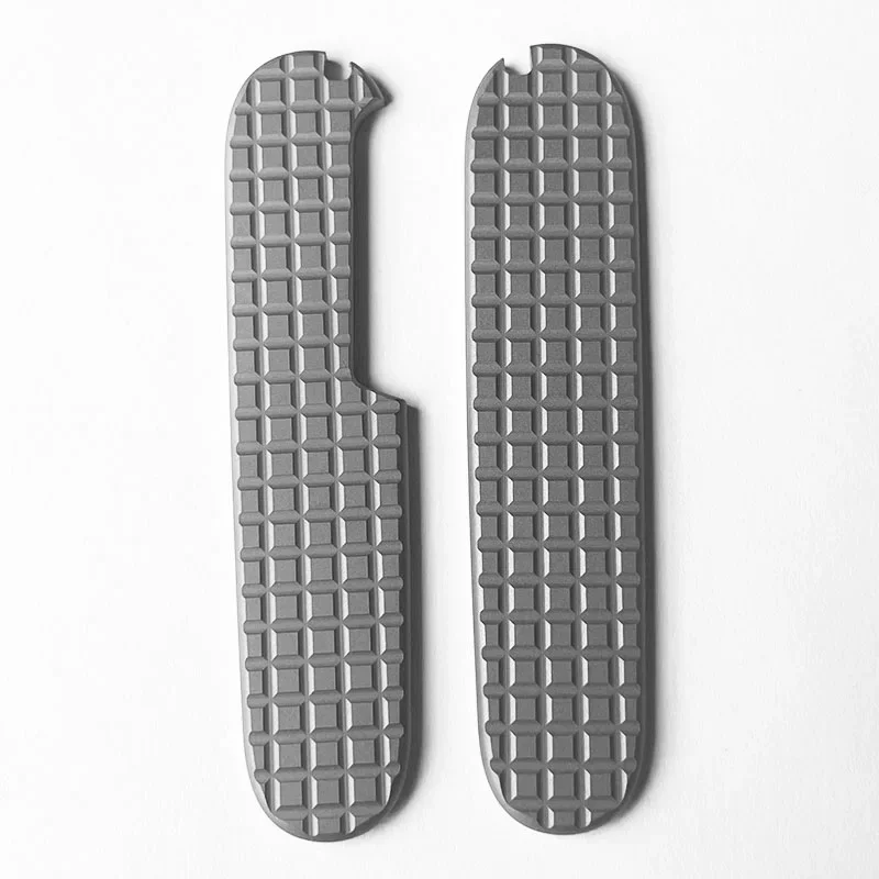 1 Pair Custom Made DIY TC4 Handle Scales for 91mm Victorinox Swiss Army Knife