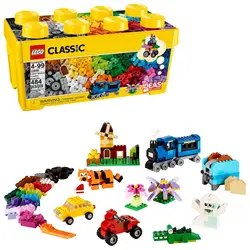 LEGO Classic Creative-10698 Large Building Block Box Building Block Toy Set, Room Decoration