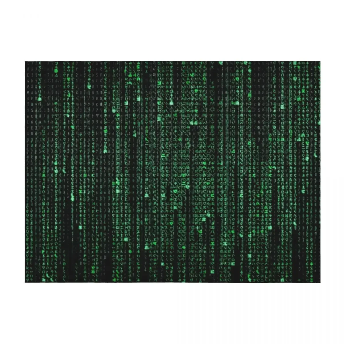 

HD Matrix Digital Rain Throw Blanket decorative bed plaid Decorative Sofa Polar Blankets
