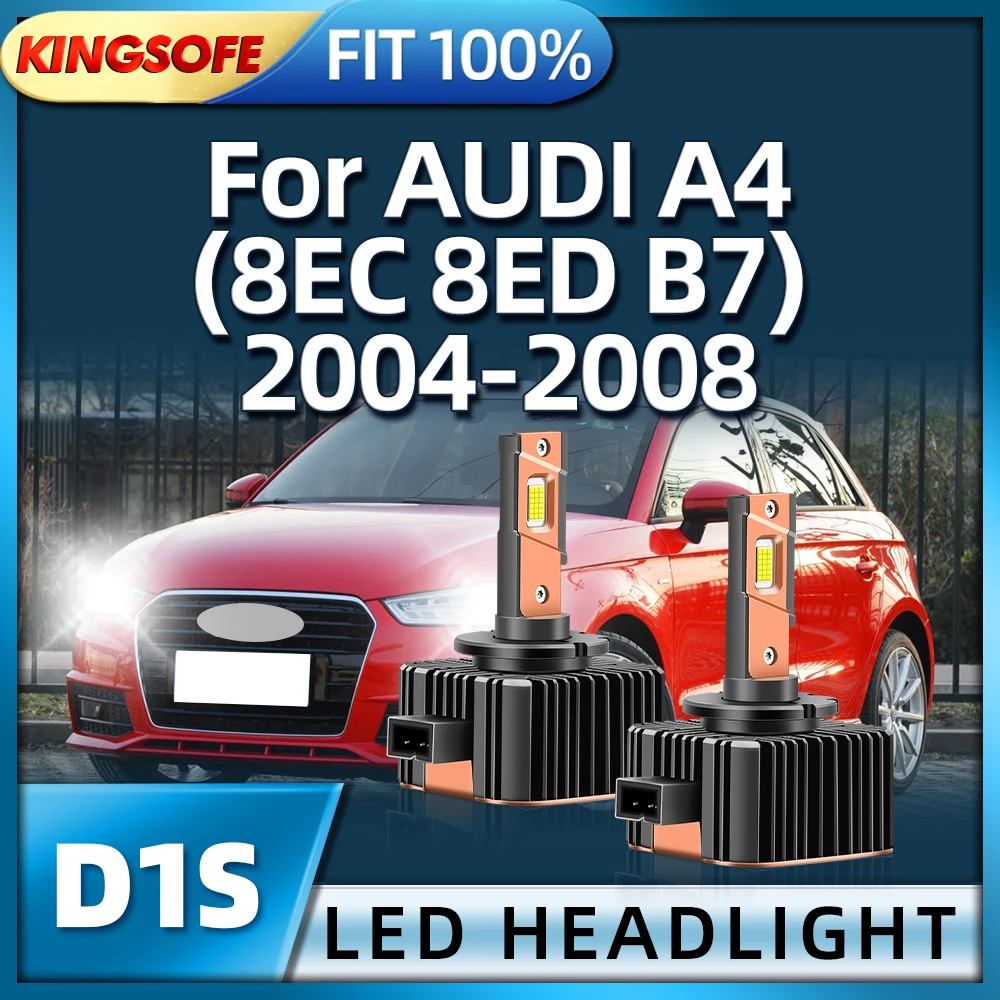 

Roadsun D1S Led Headlight 30000LM Car Lamp 6000K Light Bulbs For AUDI A4 8EC 8ED B7 2004 2005 2006 2007 2008