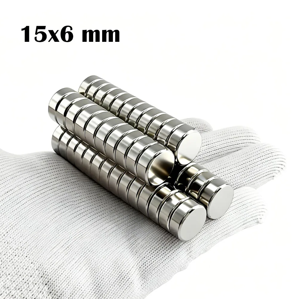 Super Powerful Magnet Neodymium Magnets 15x6mm Round Disc Strong NdFeB Magnet N35 Permanent Magnetic Magnet Imanes Refrigerator