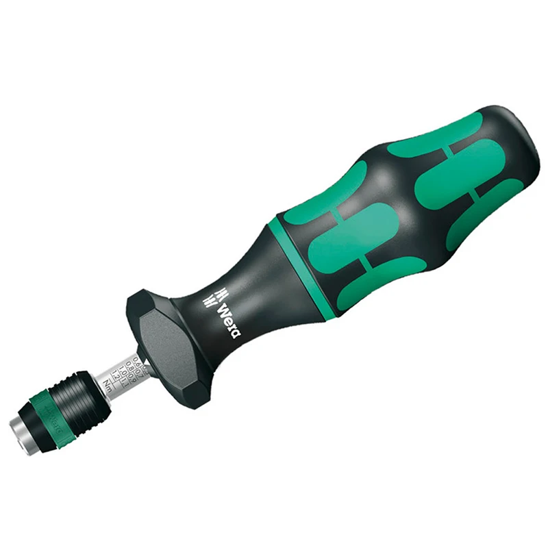 WERA 05074715001 Kraftform 7400 Adjustable Torque Screw Handle Equipped With Roll Protection Design Long Service Life