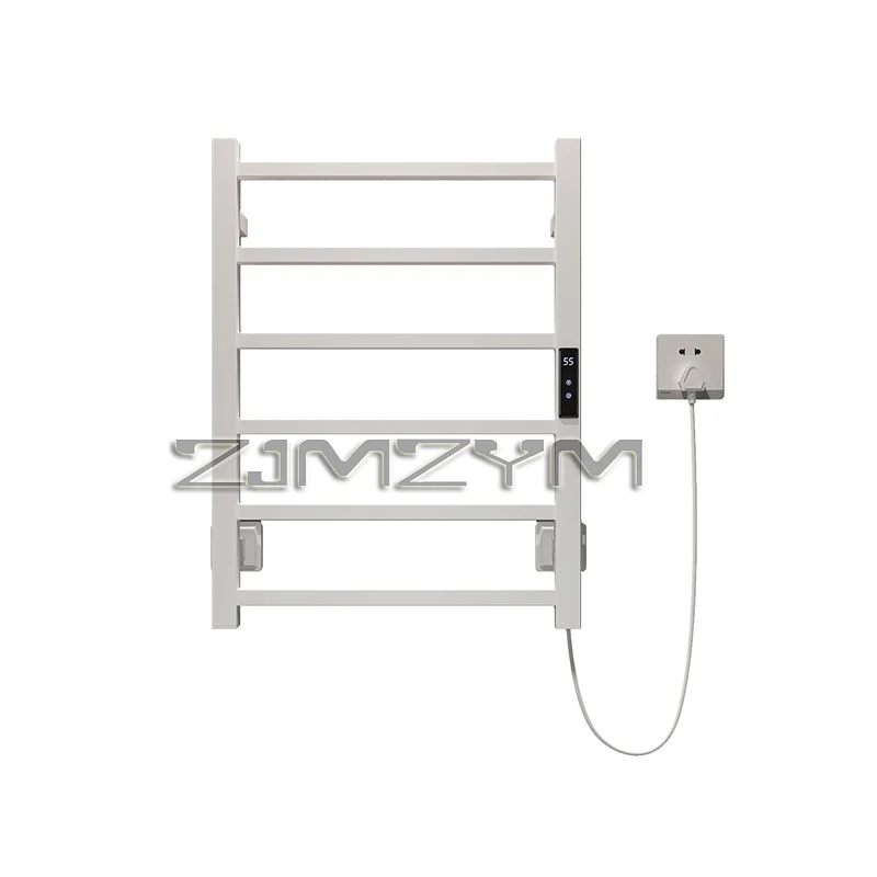 Electric Towel Rack Stainless Steel Temperature&Time Control Smart Heated Towel Rail Towel Warmer No hole-free110V/220V