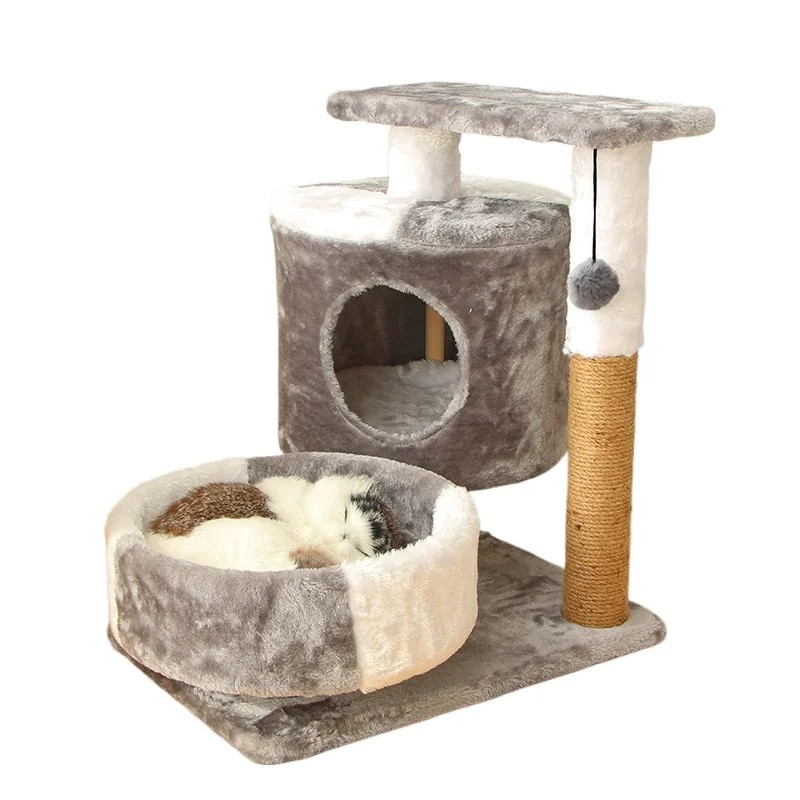 

Cat frameclimbing frame, kitten nest, tree integration, toy, scratch board, sisal cat scratch column