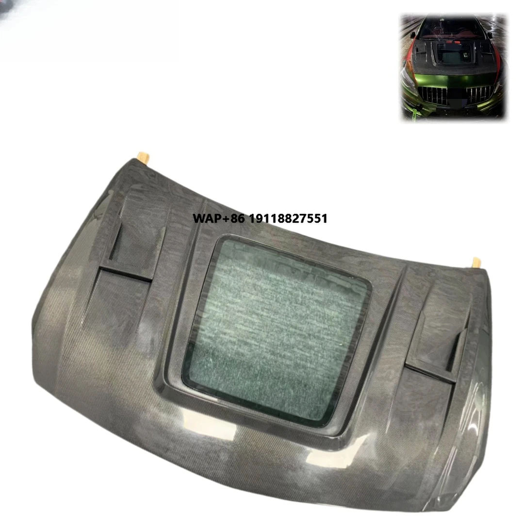 

Suitable for the Carbon Fiber Engine Hood of A45 W117 Car, High-quality Carbon Fiber Transparent Engine Hood