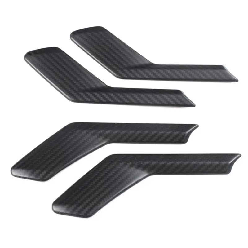 

Real Carbon Fiber Interior Trim Sticker For BMW 5 Series G60 2024-2026- 4Pcs Car Inner Door Handle Covers Matte