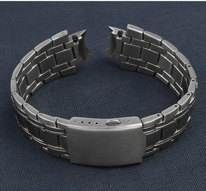 316 Solid Stainless Steel Watch Strap For Casio EDIFICE EFR-539 5345 Wrist Band Men Matte Metal Replacement Bracelet Accessories