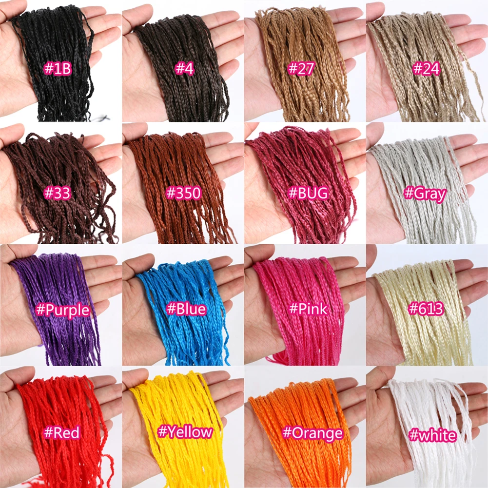 Dairess Long Straight Zizi Box trecce sintetiche Crochet Hair Extension s 28 pollici Zizi trecce estensione dei capelli per le donne