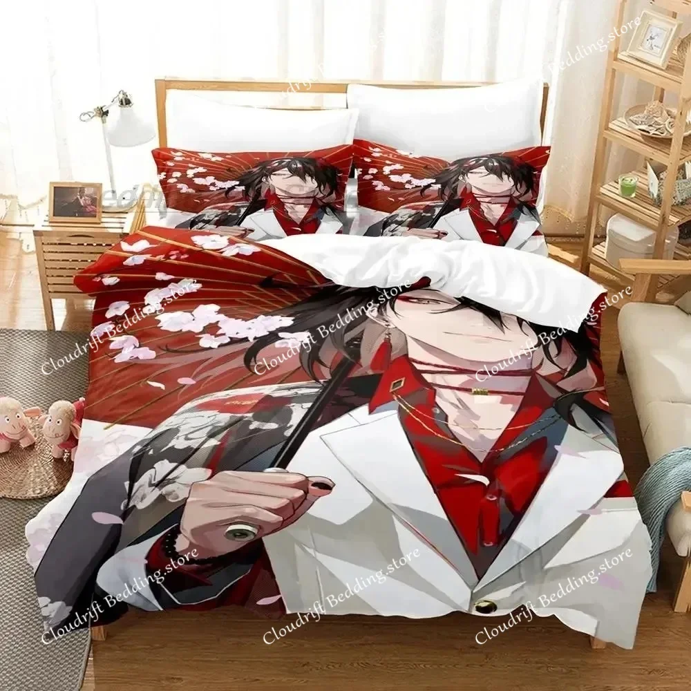 

Комплект постельного белья Hololive Vox Akuma: односпальный, двуспальный, королевский размер, для взрослых и детей, пододеяльник с принтом для детской спальни