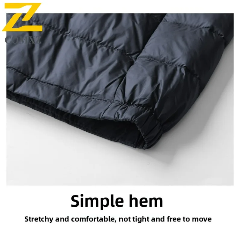 COMXZ Men business Padding Coat Warm Ski Travel Loose Thick Snow Puffer Jacket Windproof Street Winter outdoor sports workwear