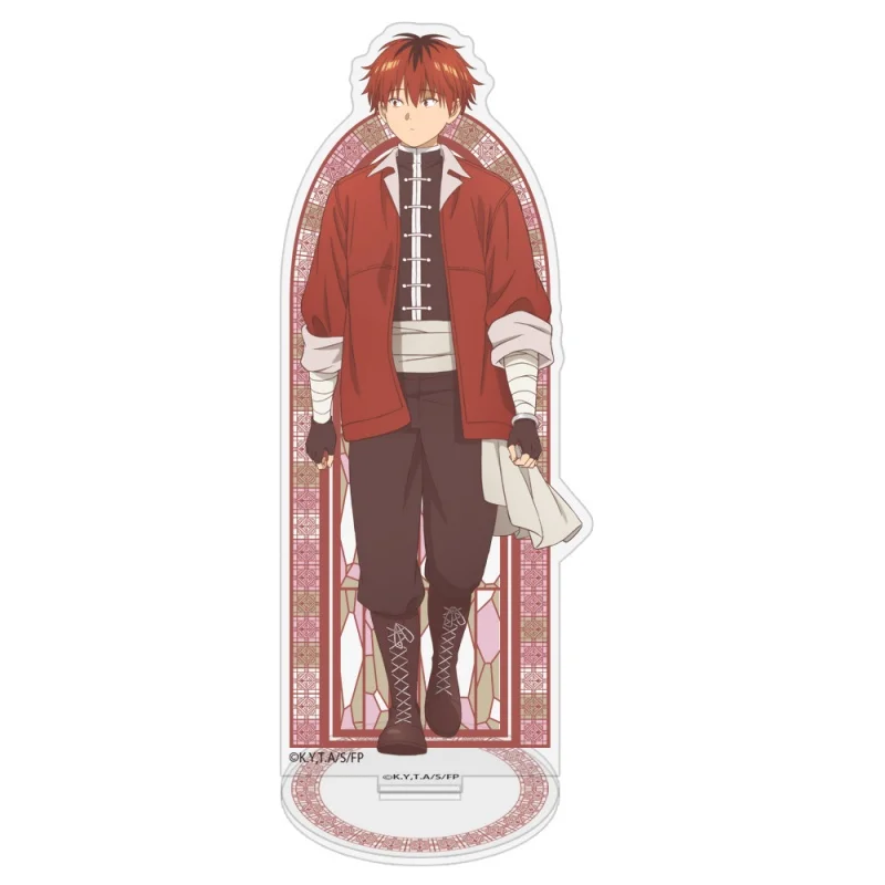 Anime Frieren: Beyond Journey's End Fern Frieren Window Glass Wind Series Acrylic Stand Model Plate Keychains Desk Decor