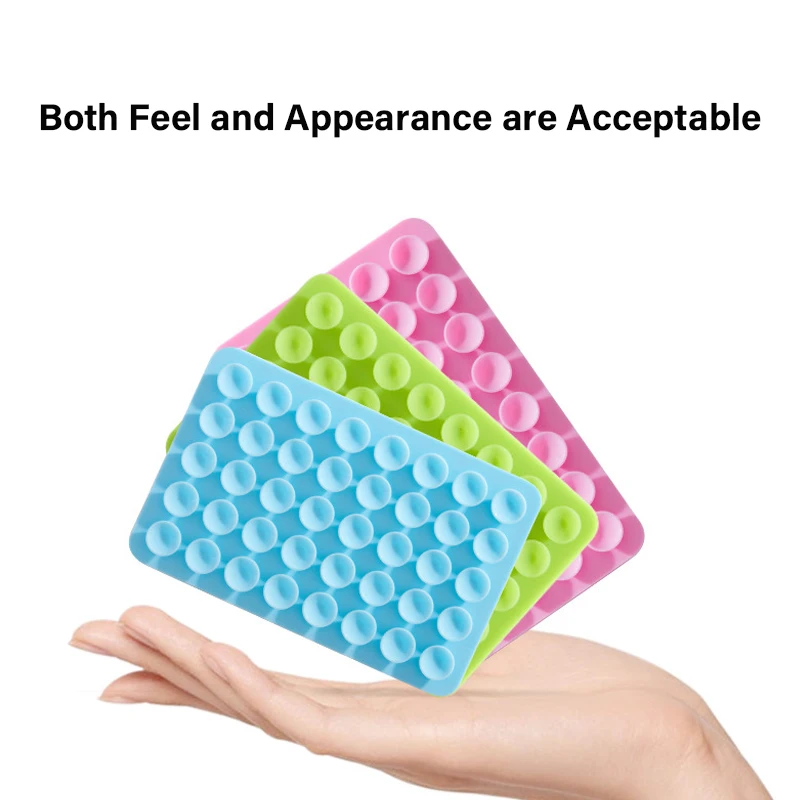 Universal Double Sided Silicone Suction Cup 24 & 40 Square Suction Cups Fixed Pad Mobile Phone Tablet Luggage Wall Suction Cup image 3