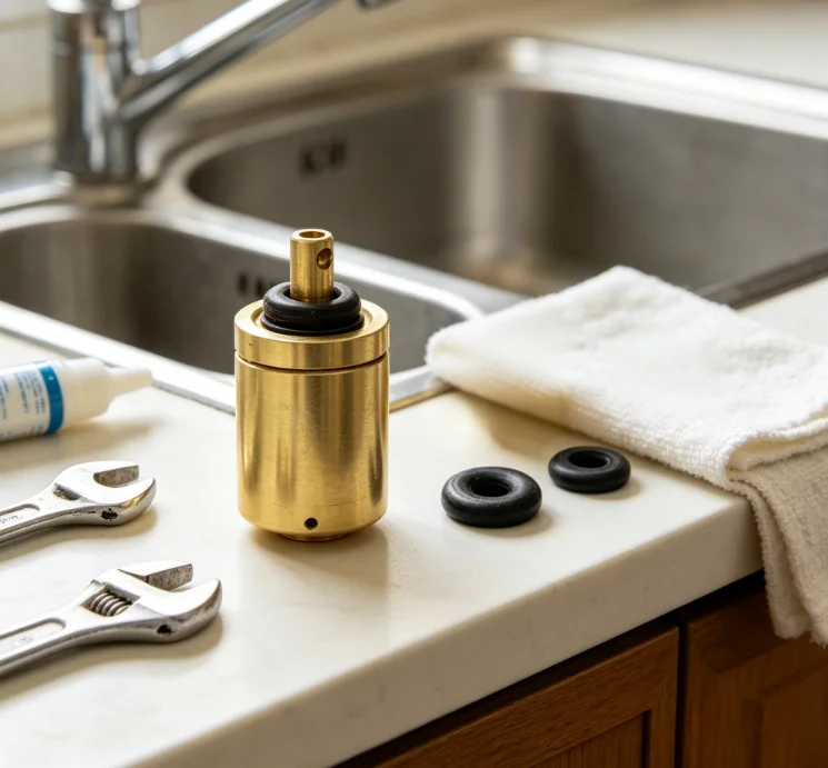 Pure Copper 6G Mini Inflation Adapter Valve for Outdoor Burner Long Flat Gas Canister Refitting Fitting