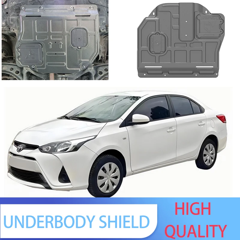 

Engine underguard suitable for Toyota Yaris from 2017-2022, providing engine bay protection and chassis guard.