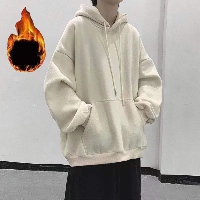 8 Colors Autumn and Winter Hoodie Men Harajuku Fashion Casual Oversized Hoodies Couples Loose Hooded Sweatshirt Streetwear