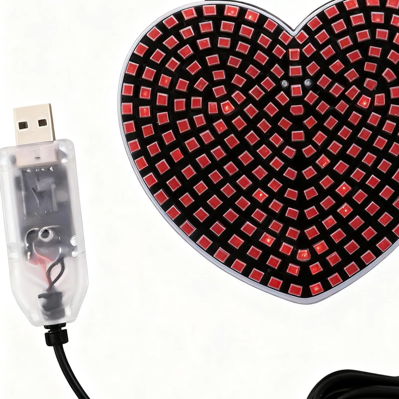 

Car Back Window Light Love Heart Shape Automotive Accessories Car Interior Atmosphere Lights For SUV RV Sedan Truck Minivan Van