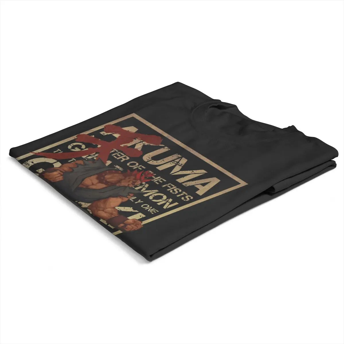 Akuma Logo Street Fighter videogioco T-Shirt per uomo incredibile T-Shirt stampata in cotone 100% magliette da festa