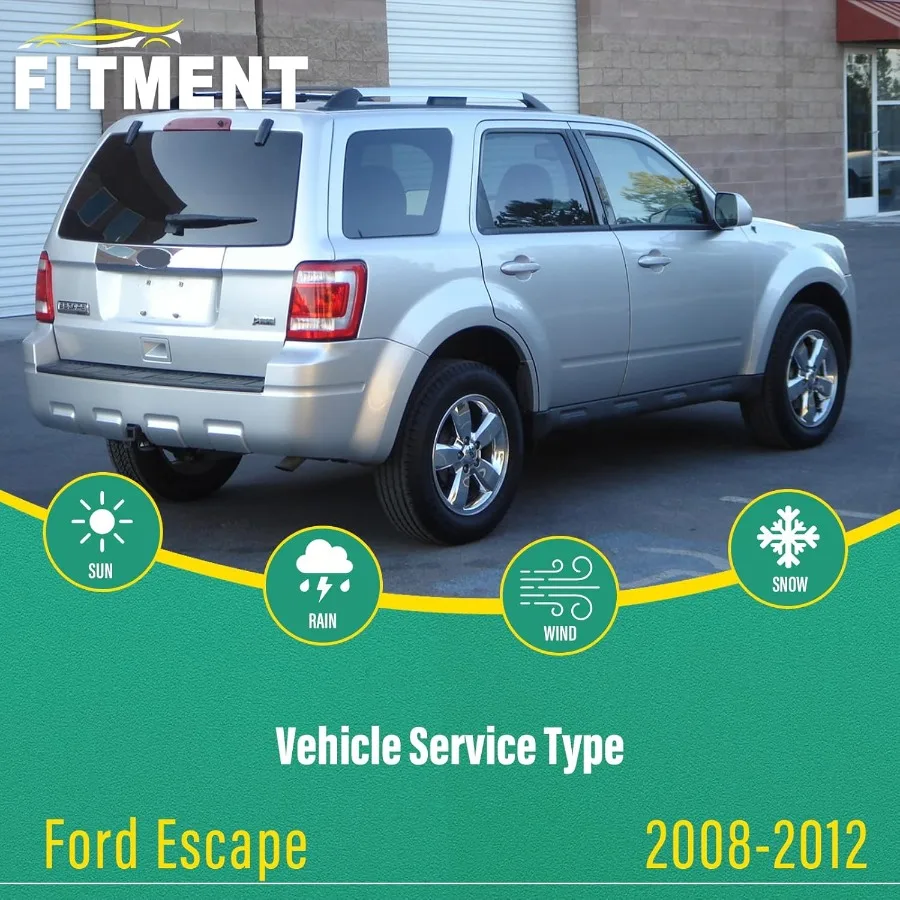 20 Front and Rear Windshield Wiper Blades Replacement Set for  Escape 20082012 with Premium AllWeather Performance OEMQuality D