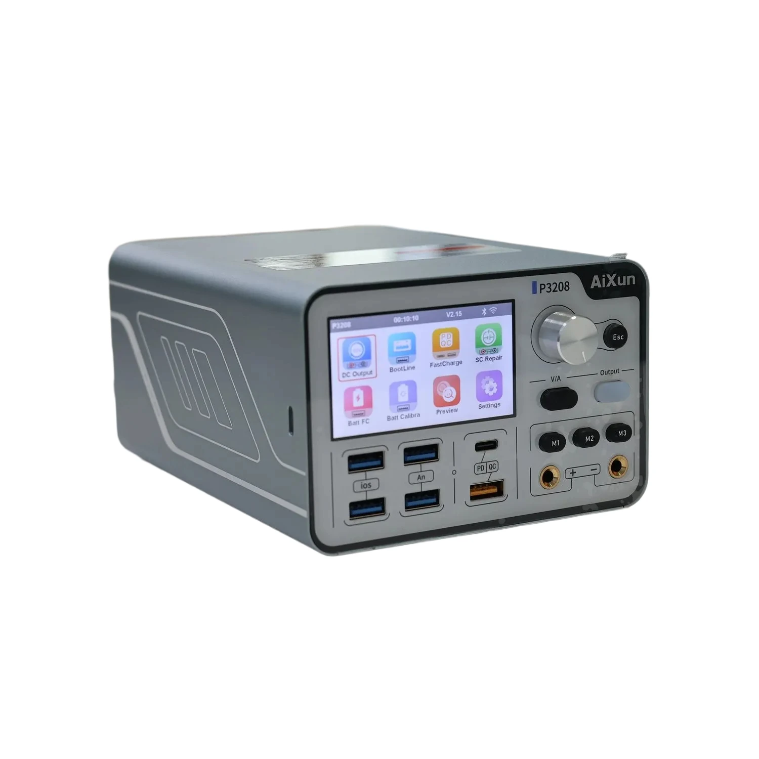 

AiXun P3208 320W Smart Regulated Power Supply 32V/8A One-Button Booting Motherboard Detection Battery Repair For iPhone 7-16PM