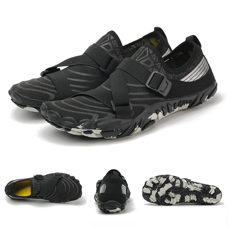 Chaussures d\'entraînement unisexes pour hommes et femmes, chaussures d\'eau de jeu de plage de vacances, chaussures de squat d\'intérieur, chaussures