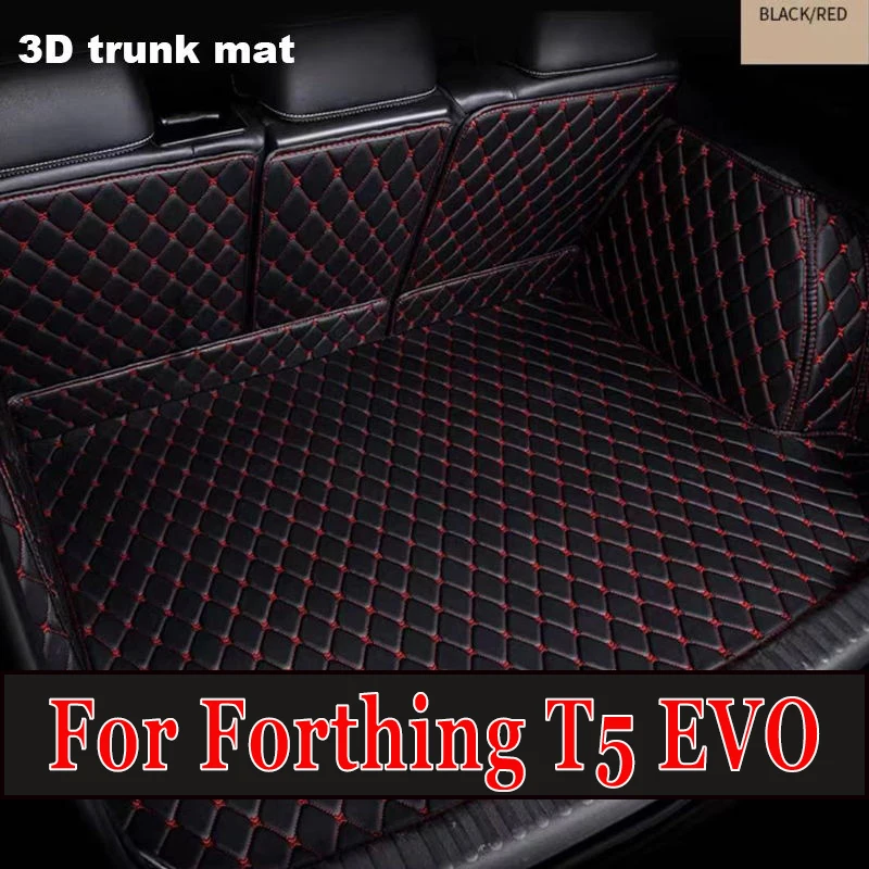 Car Trunk Mat For Dongfeng Forthing T5 EVO 2021 2022 2023 2024 Car Floor Mat Cover Carpet Pad Accessories Interior Decoration