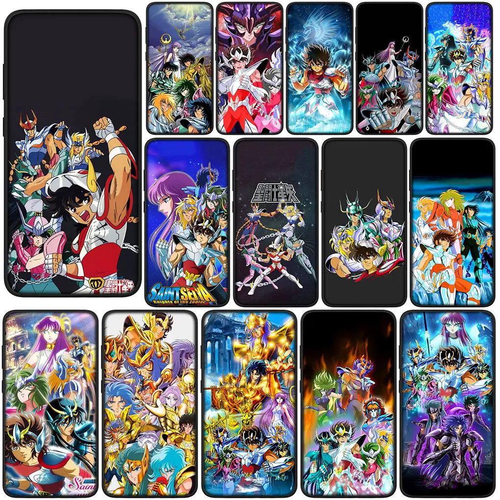 Anime Cartoon Saint Seiya Phone Casing for Xiaomi Redmi Note 13 13C A3 A3X Mi POCO F6 F5 Pro C65 C55 C50 C51 Edge Cover Case