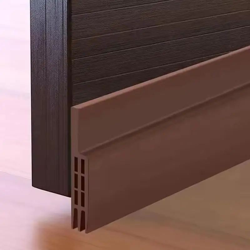 Door Bottom Sealing Strip Windproof Dust Stopper Guard Rain Weatherstrip Noise Reduction Insulator Sealer Home Hardware