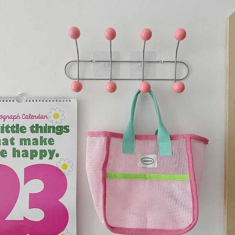 Multi-functional Hook Coat Key Storage Hook Living Room Bedroom Storage Hooks Wall Non-marking Decoration Accessories