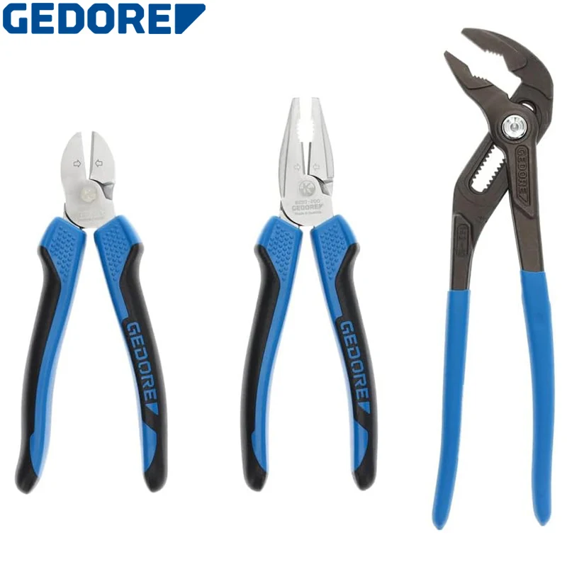 GEDORE S8393 Pliers Set Wear Resistant High Quality Materials Exquisite Workmanship Simple Operation Improve Work Efficiency