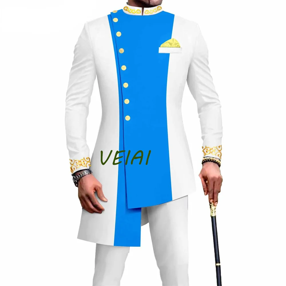 

CustomizedDouble Breasted Suits For Men Luxury Formal Prom Party Wedding Costume Hombres Peaked Lapel Jacket Pants Two Piece Mas