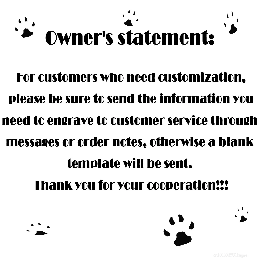 Customized Pet Nameplate Free Engraving Name ID Tag for Dog Cat Collar Necklace Personalized Puppy Anti-lost Nametag Bone Shape