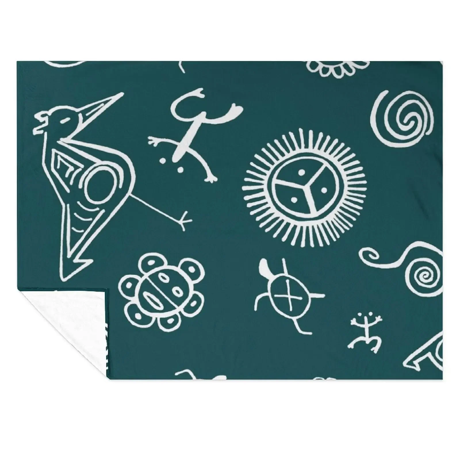 

Taino Pattern Throw Blanket Blankets Sofas Of Decoration christmas gifts Luxury Brand Moving Blankets