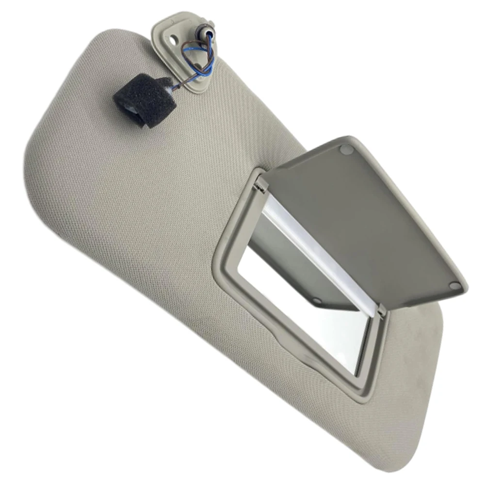 Car Sun Visor With Mirror and Light Grey Beige Sun Shade for Nissan Murano 2009 2010 2011 2012 2013 2014 Left Hand Driver - Image 4