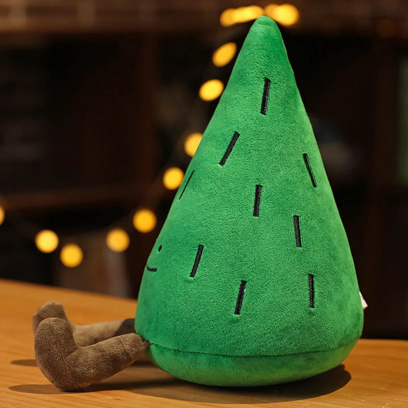 Cartoon Simulation Anime Pine Plush Toy Kawaii Bamboo Shoots Doll Pillow for Soothing and Sleeping Children Dolls Festival Gifts