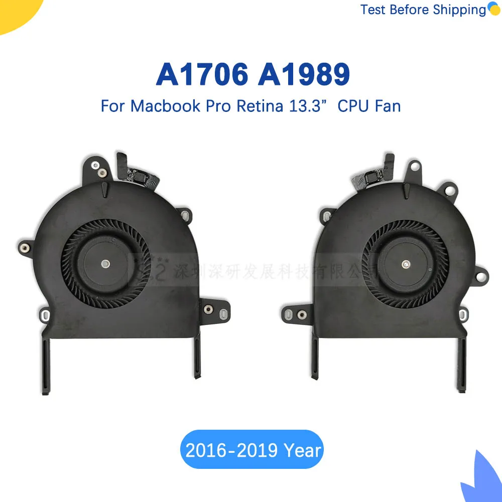 

Original Laptop Cooling Fan for MacBook Pro Retina 13" A1706 A1989 Cooler Fan 2016 2017 2018 Year