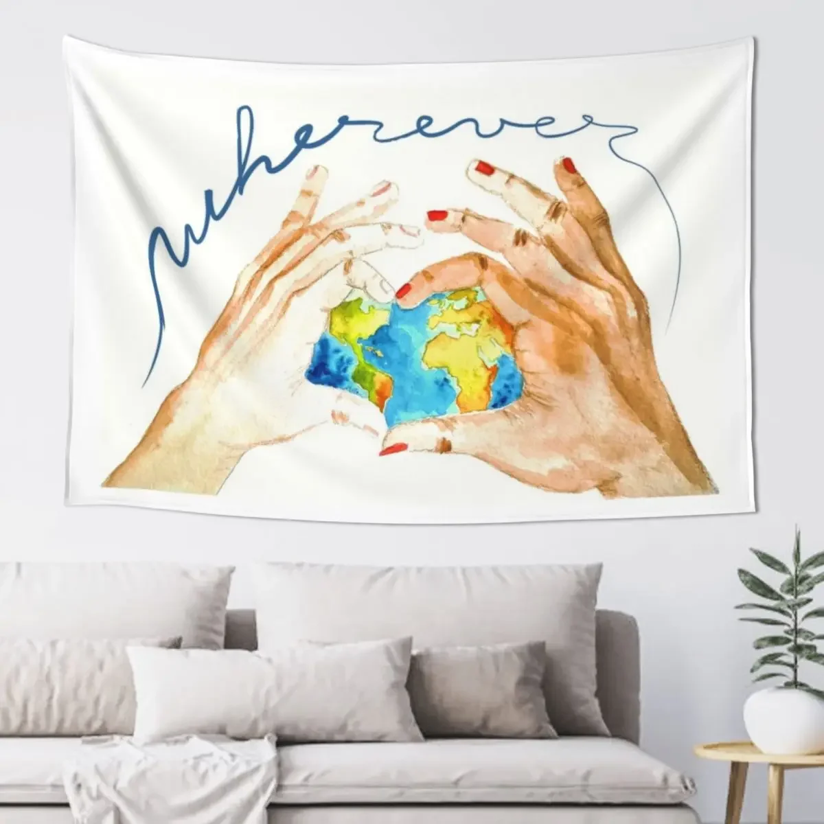 

Wherever - N'importe où Tapestry Aesthetic Room Decors Bedroom Deco Decoration Bedroom Tapestry